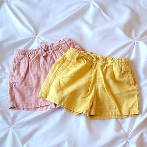 Toddler linen/rayon shorts